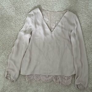 Beautiful silk and lace blouse